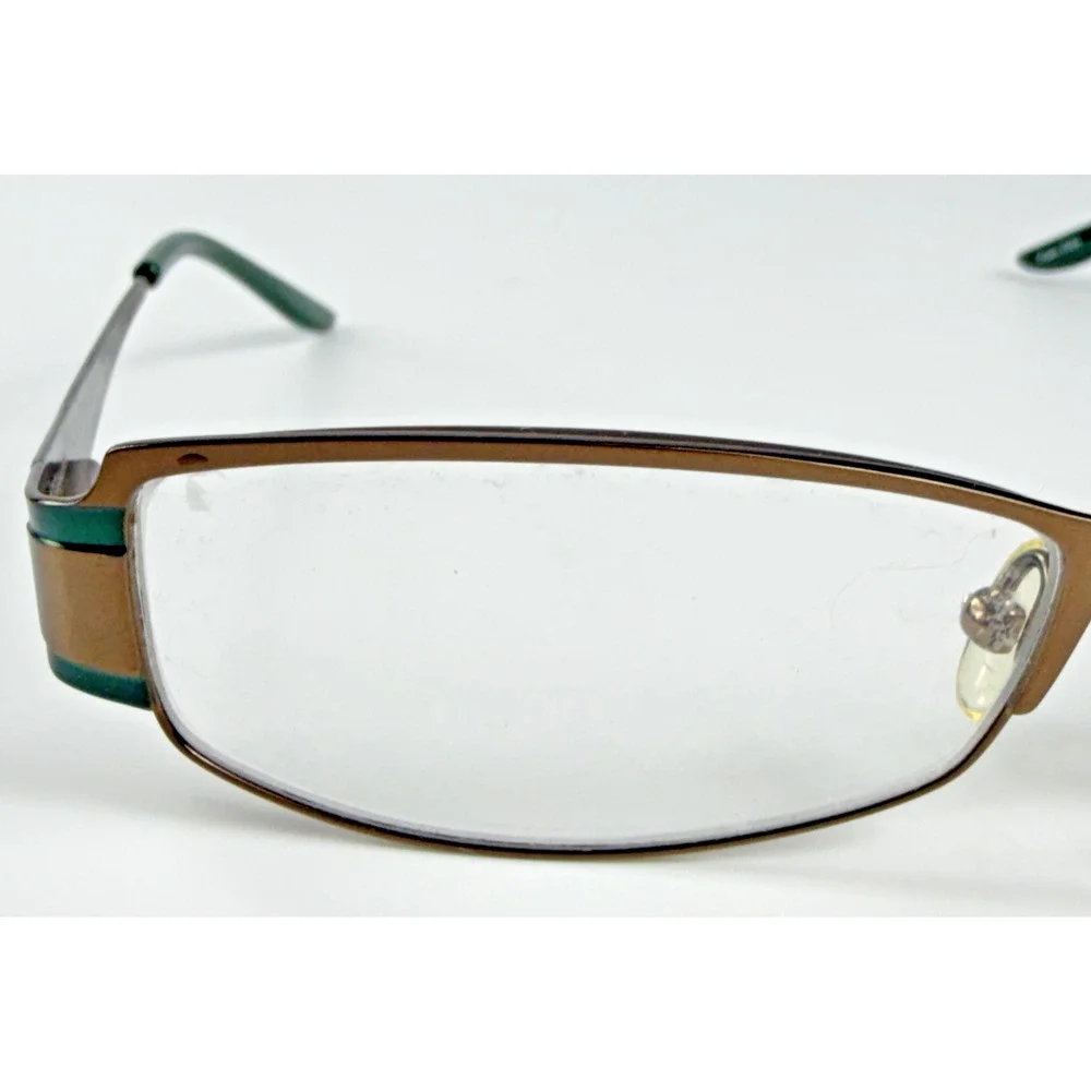 Wildflower 135 Brown Emerald Womens Rect 53-16-135mm Eyeglasses FRAMES ONLY